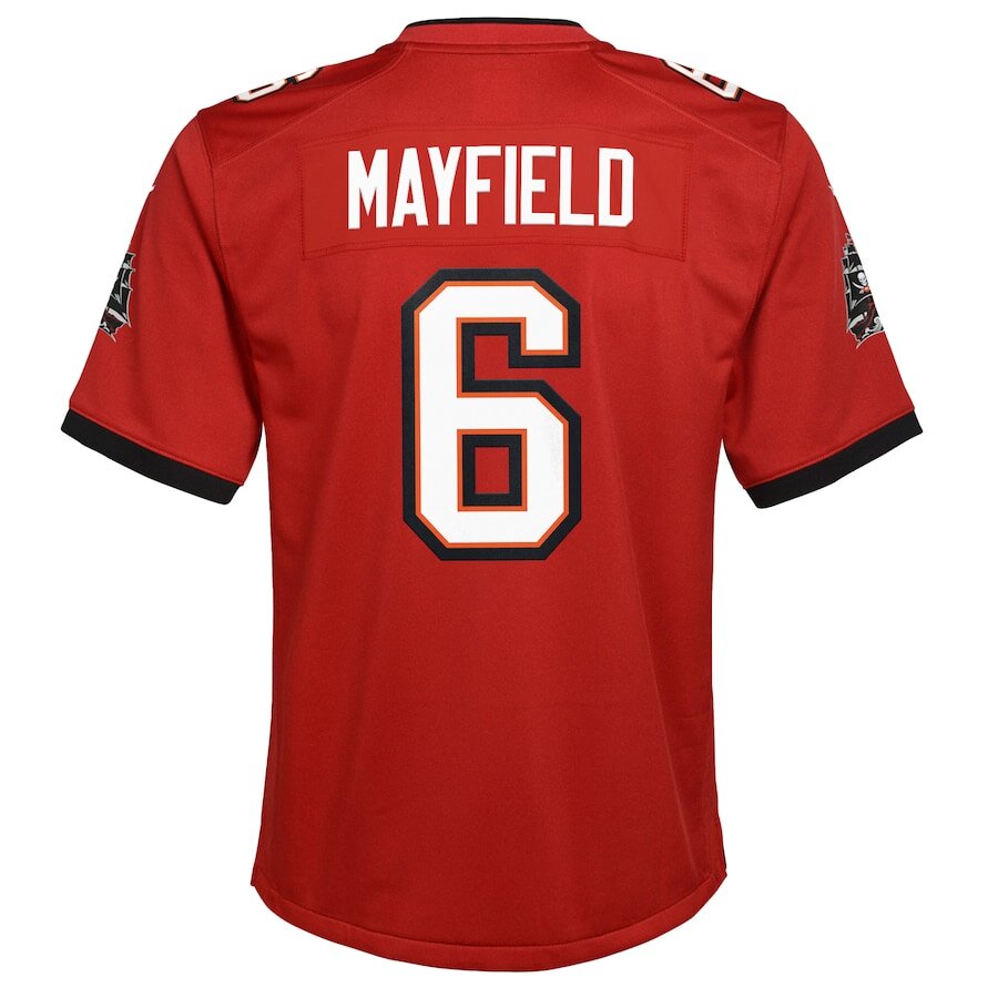 Youth Tampa Bay Buccaneers Baker Mayfield Red Jersey
