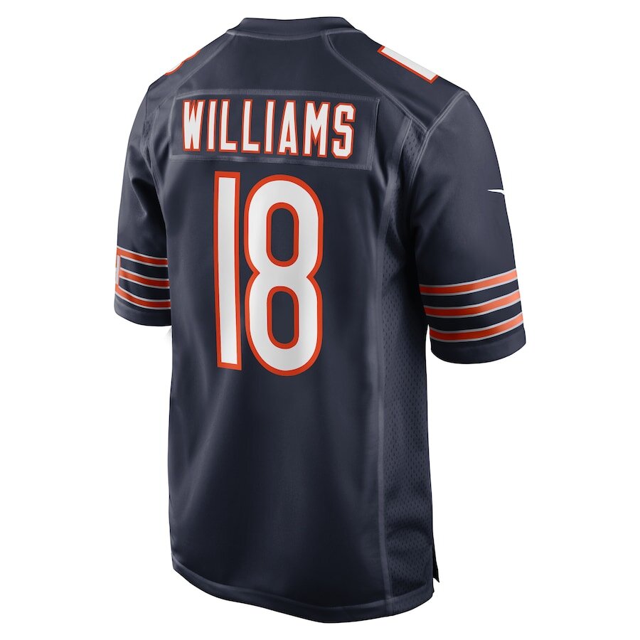 Men's Chicago Bears Caleb Williams Navy Jersey