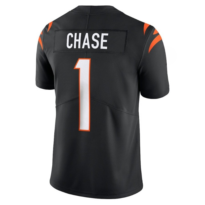 Men's Cincinnati Bengals Ja'Marr Chase Black Jersey