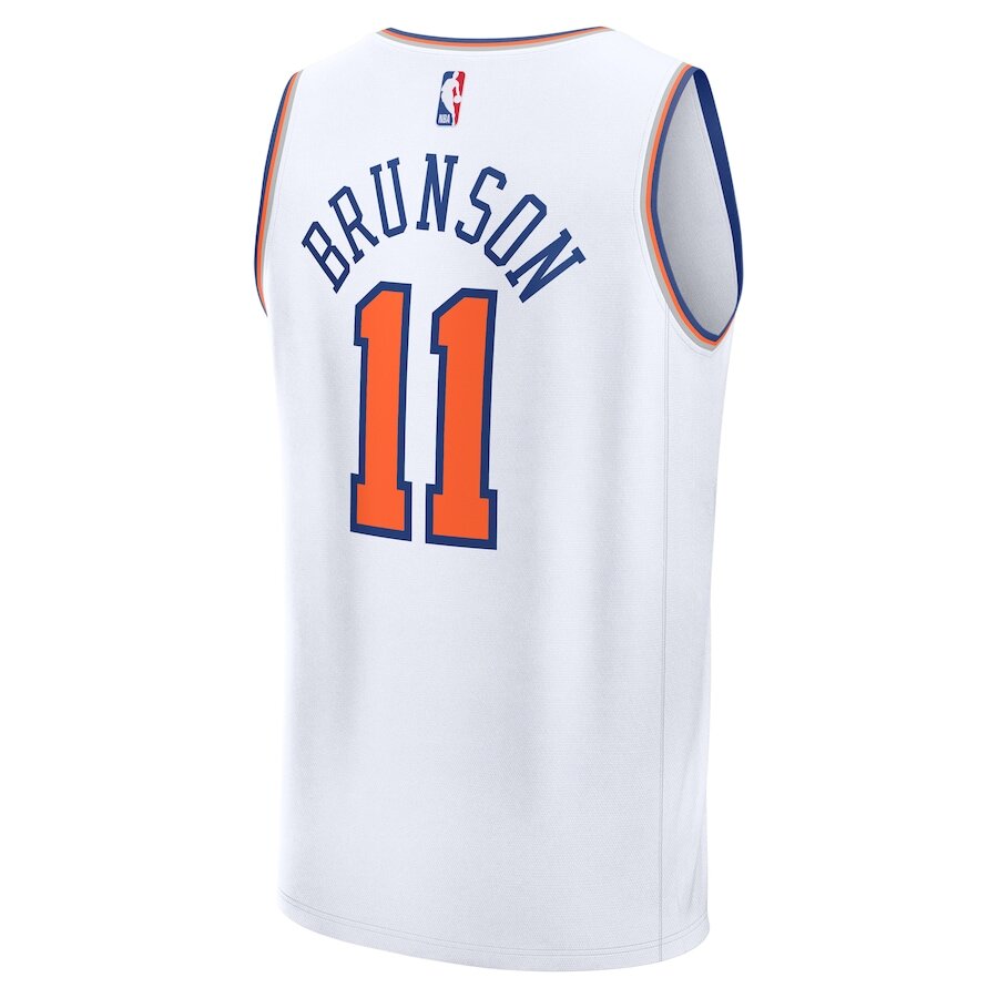 Youth New York Knicks Jalen Brunson White Jersey