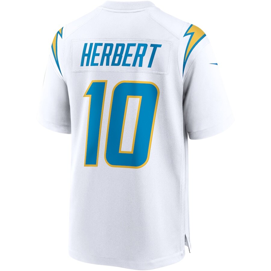 Men's Los Angeles Chargers Justin Herbert White Jersey