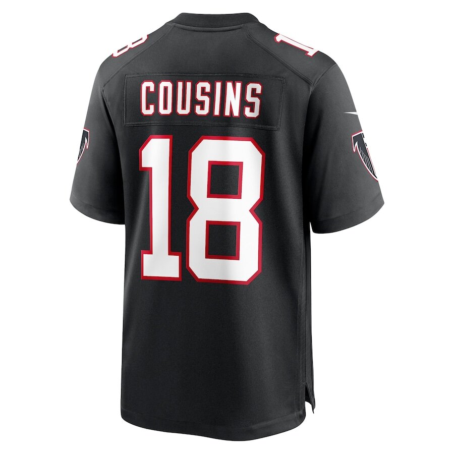 Atlanta Falcons Kirk Cousins Black Jersey