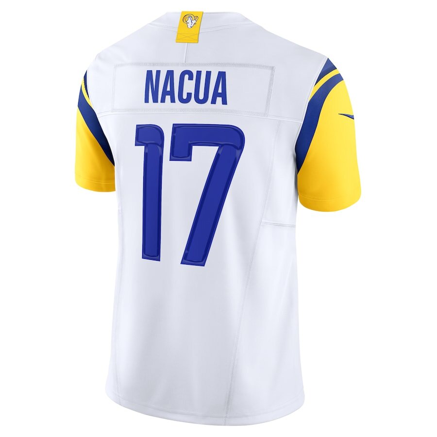 Men's Los Angeles Rams Puka Nacua White Jersey