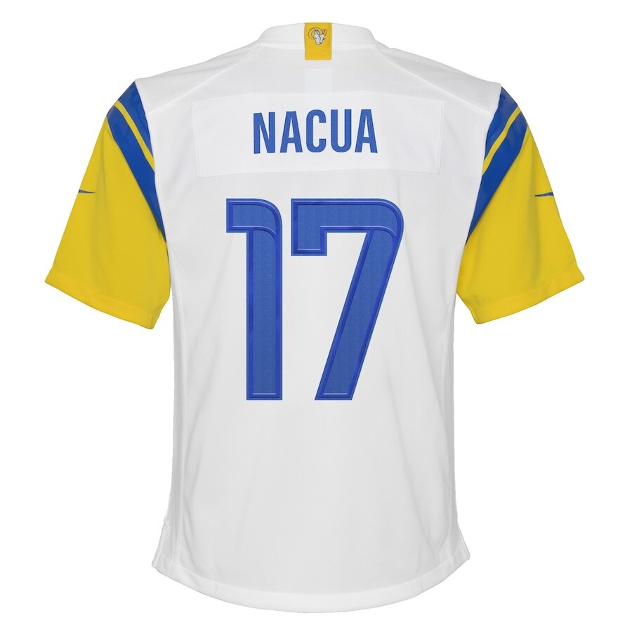 Youth Los Angeles Rams Puka Nacua White Jersey