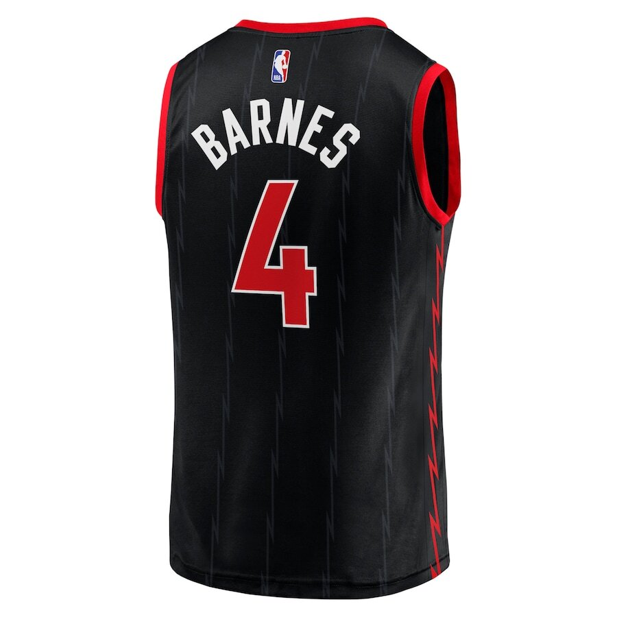 Toronto Raptors Scottie Barnes Black Jersey