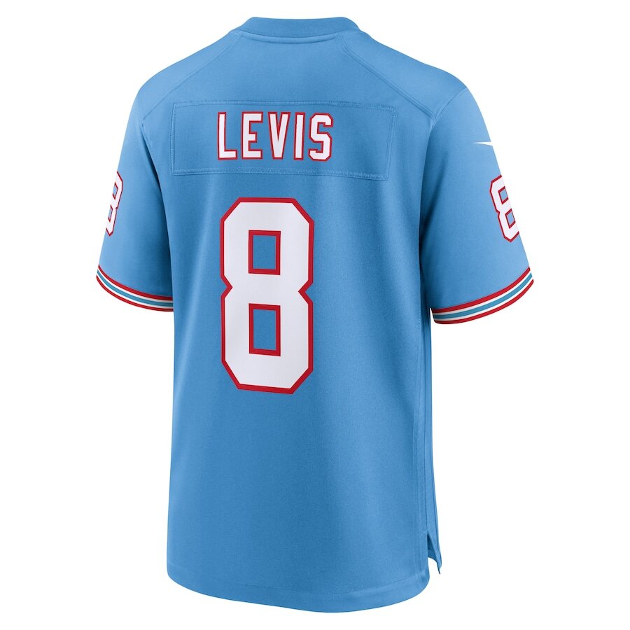 Men's Tennessee Titans Will Levis Light Blue Jersey