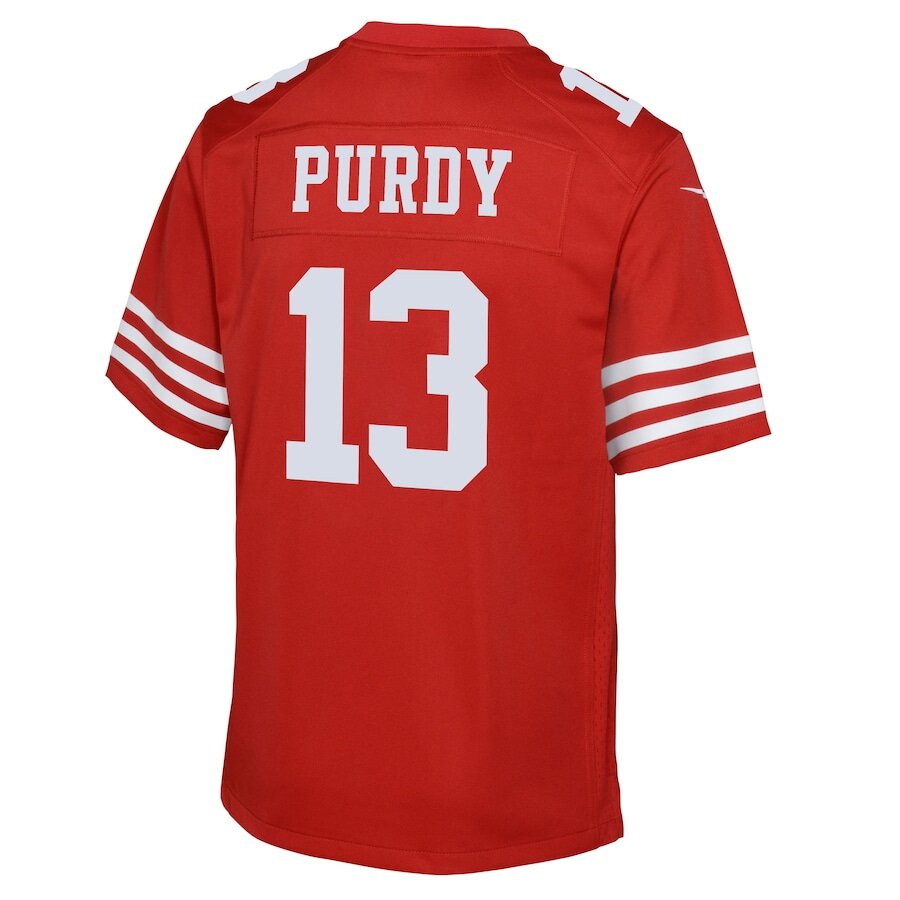 Youth San Francisco 49ers Brock Purdy Scarlet Jersey