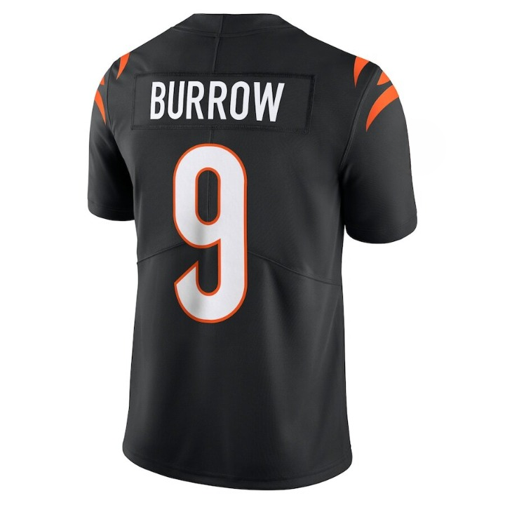 Men's Cincinnati Bengals Joe Burrow Black Jersey