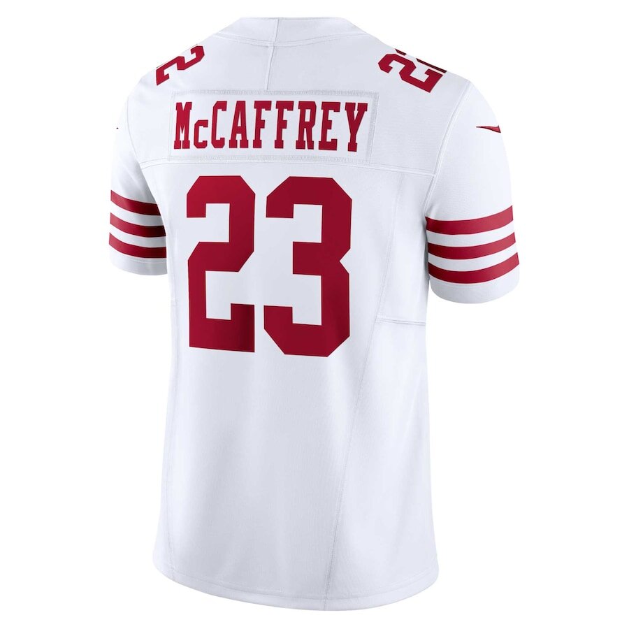 San Francisco 49ers Christian McCaffrey White Jersey