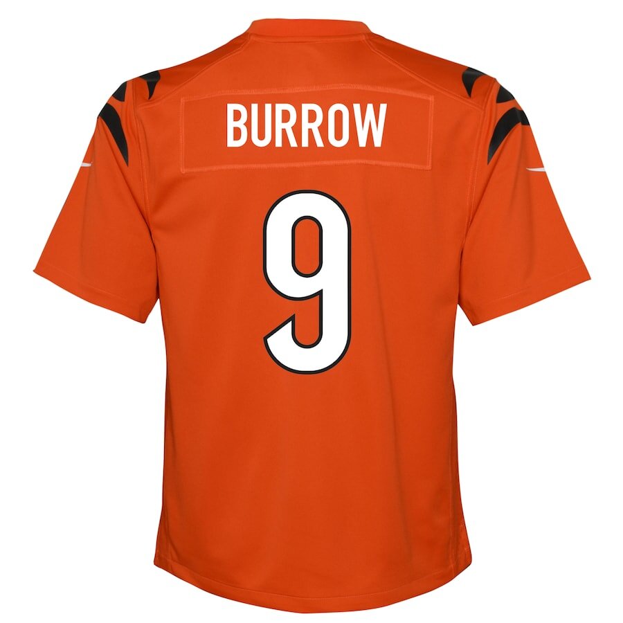 Youth Cincinnati Bengals Joe Burrow Black Jersey