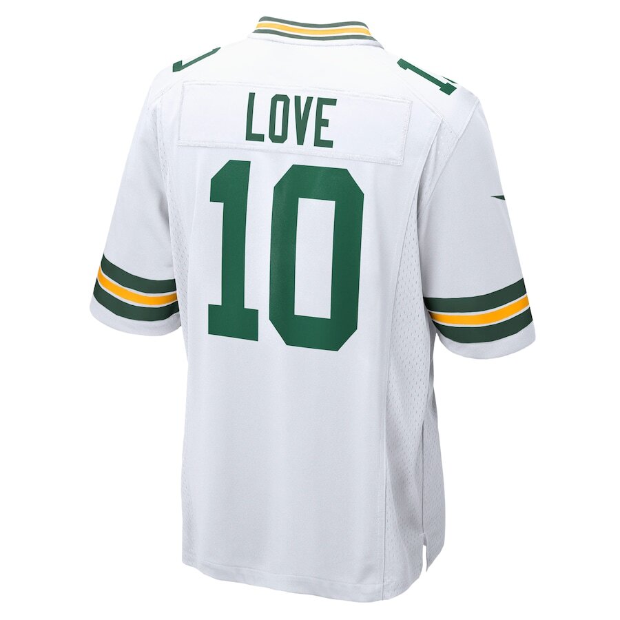 Green Bay Packers Jordan Love White Jersey
