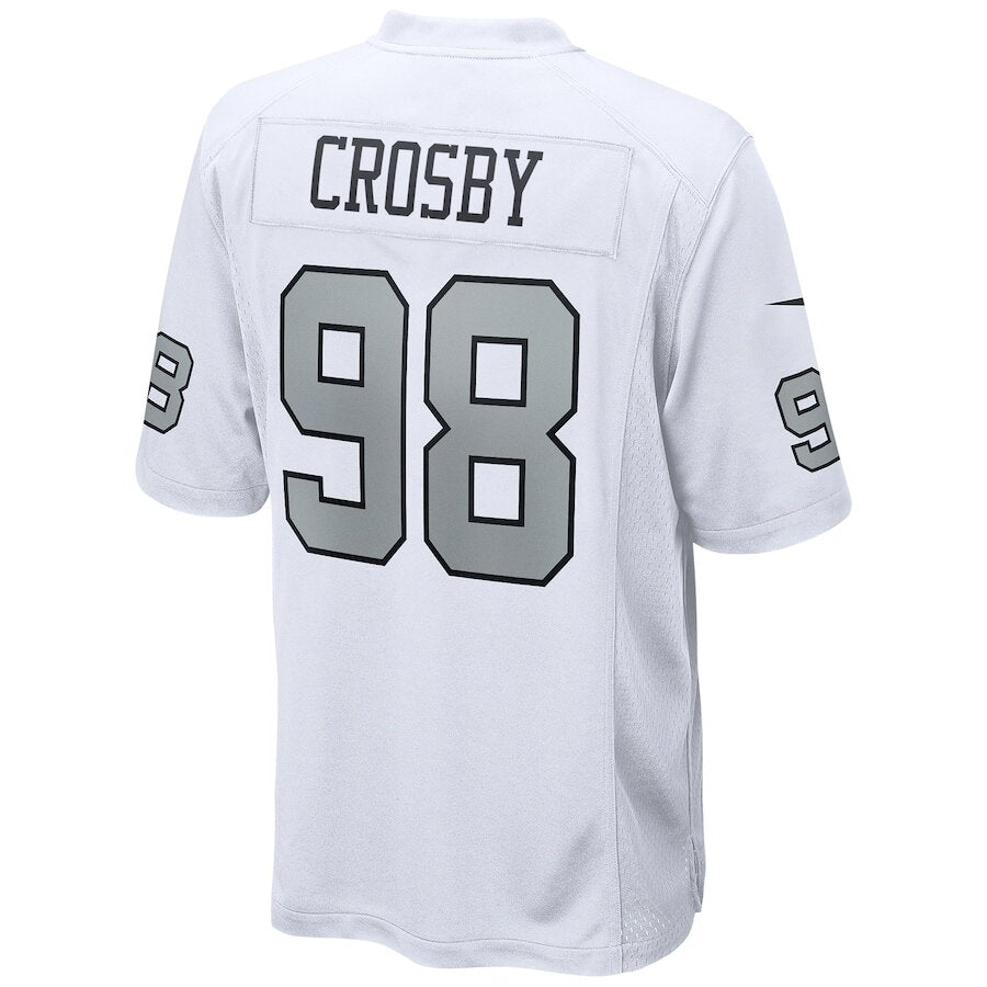 Las Vegas Raiders Maxx Crosby White Jersey