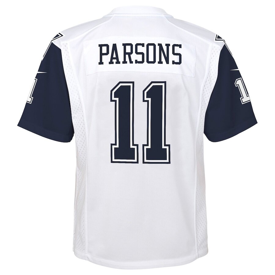 Youth Dallas Cowboys Micah Parsons White Jersey