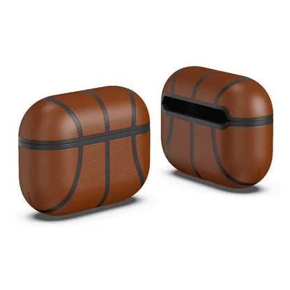 Leather Basketball Case  For Air Pods