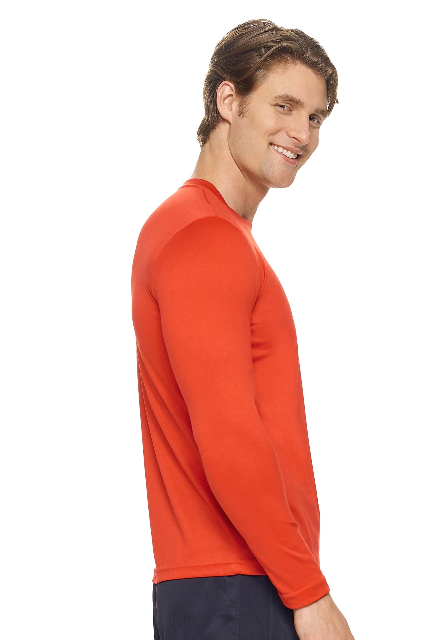 Men's Natural Feel Jersey Long Sleeve Crewneck