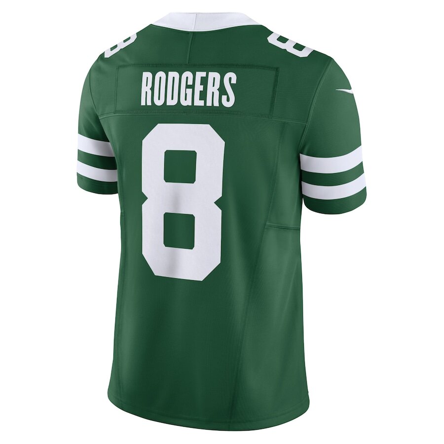 New York Jets Aaron Rodgers Green Jersey
