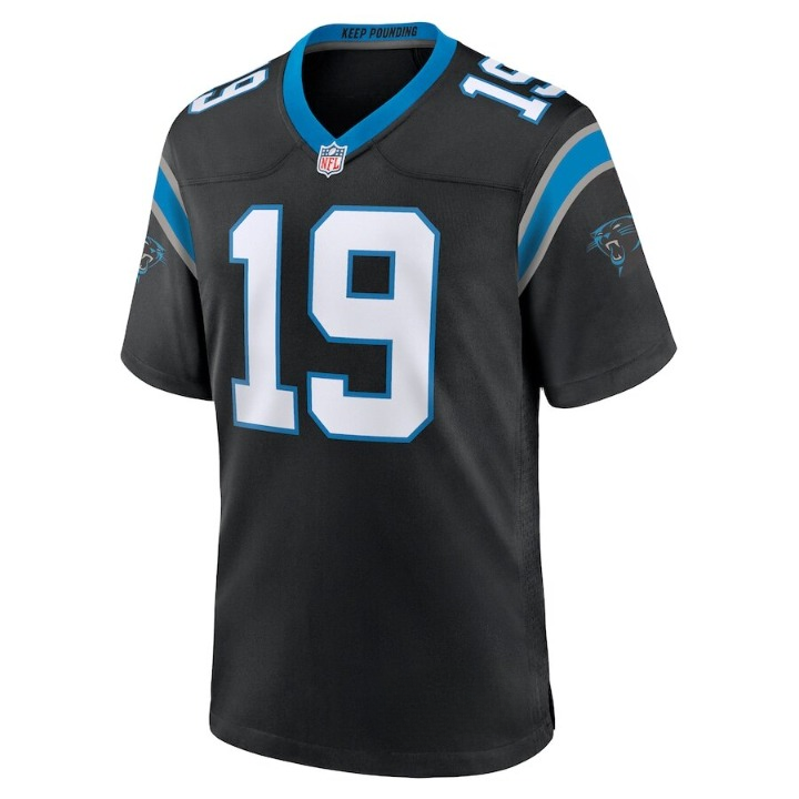 Men's Carolina Panthers Adam Thielen Black Jersey