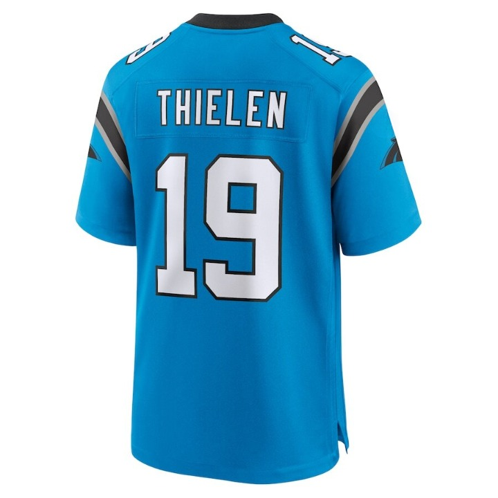 Men's Carolina Panthers Adam Thielen Blue Jersey