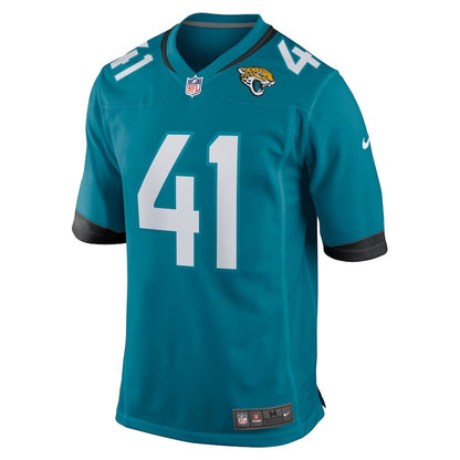 Men's Jacksonville Jaguars Josh Allen Teal Jersey