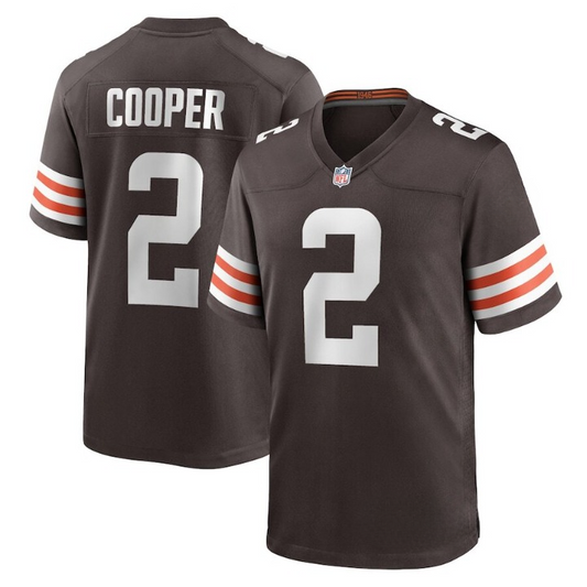 Men's Cleveland Browns Amari Cooper Brown Jersey