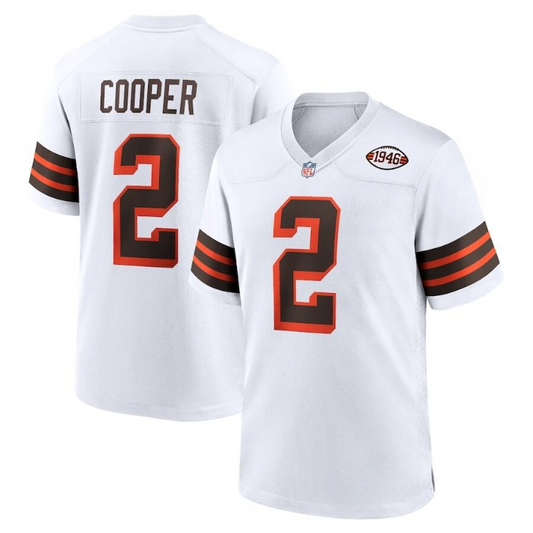 Youth Cleveland Browns Amari Cooper White Alternate Jersey