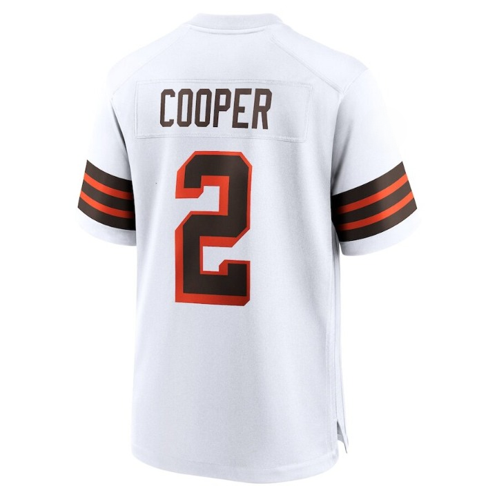 Youth Cleveland Browns Amari Cooper White Alternate Jersey