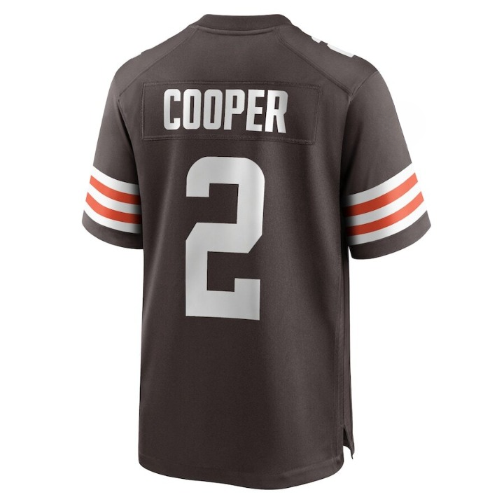 Men's Cleveland Browns Amari Cooper Brown Jersey