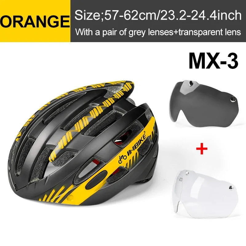 Cycling Helmet with Goggles Ultralight