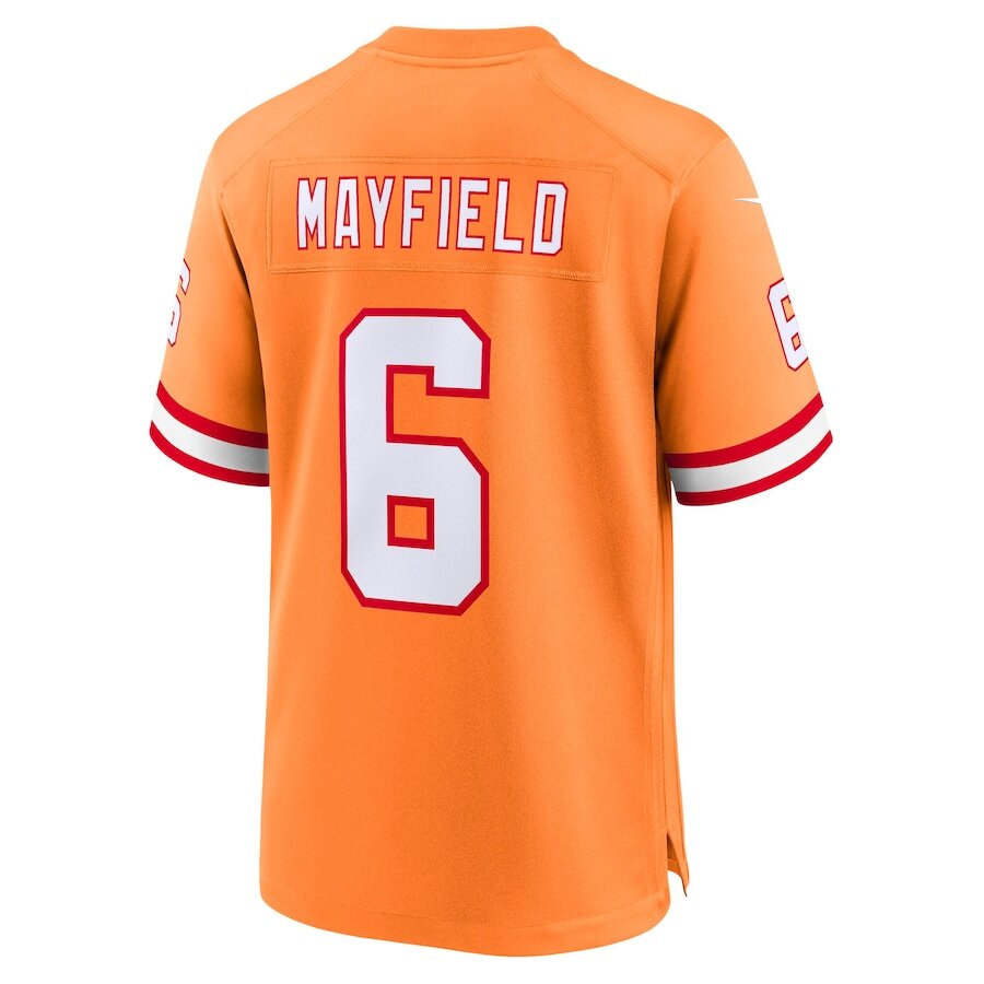 Men's Tampa Bay Buccaneers Baker Mayfield Orange Jersey