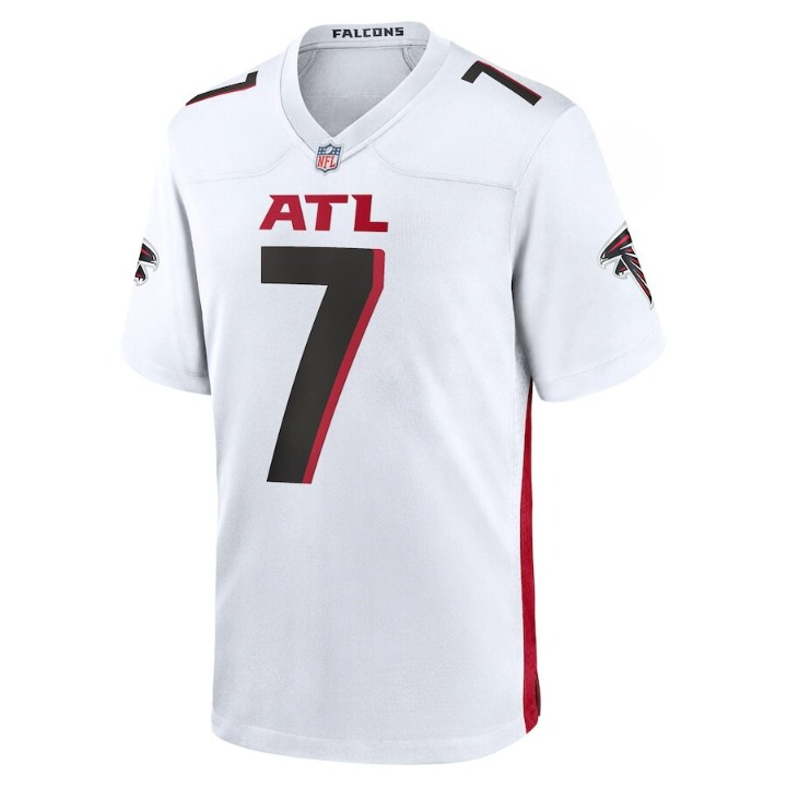 Men's Atlanta Falcons Bijan Robinson White Jersey