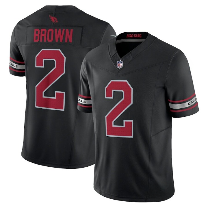 Men's Arizona Cardinals Marquise Brown Black Jersey