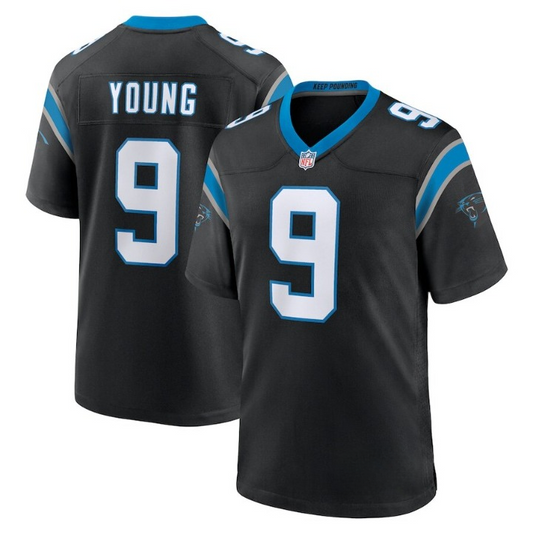 Men's Carolina Panthers Bryce Young Black Jersey