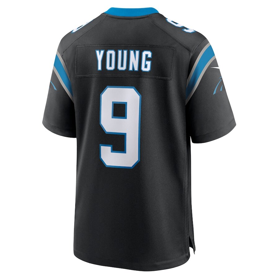 Men's Carolina Panthers Bryce Young Black Jersey