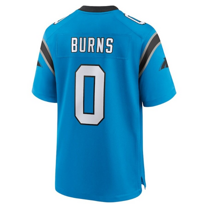 Men's Carolina Panthers Brian Burns Blue Alternate Jersey