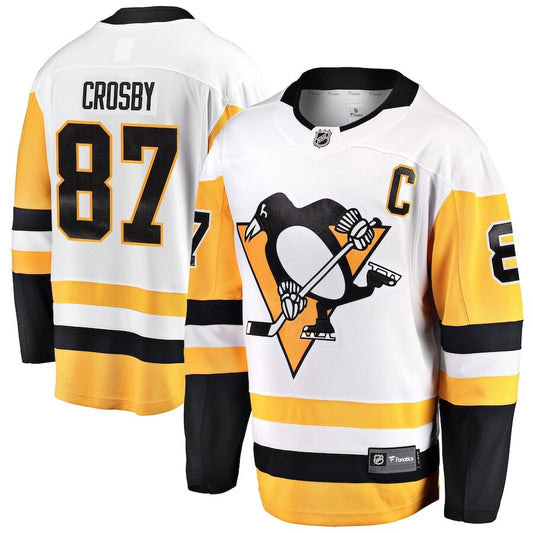 Youth Pittsburgh Penguins Sidney Crosby White Jersey