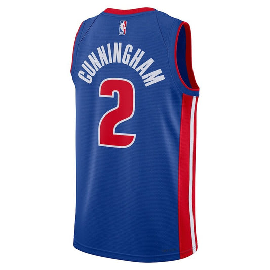 Detroit Pistons Cade Cunningham Blue Jersey
