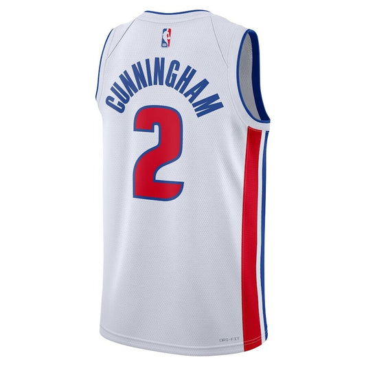 Detroit Pistons Cade Cunningham White Jersey