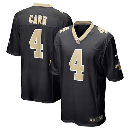 Youth New Orleans Saints Derek Carr Nike Black Jersey