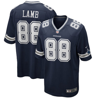 Men's Dallas Cowboys CeeDee Lamb Navy Jersey