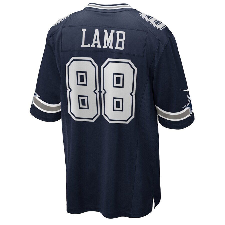 Men's Dallas Cowboys CeeDee Lamb Navy Jersey