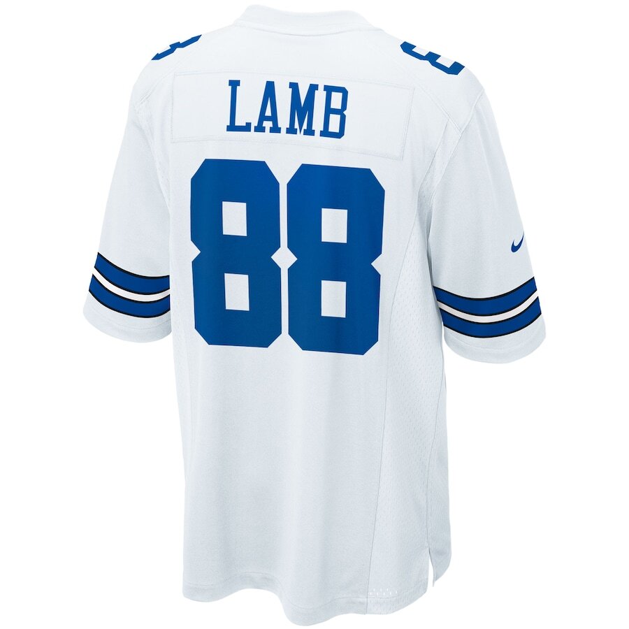 Men's Dallas Cowboys CeeDee Lamb White Jersey