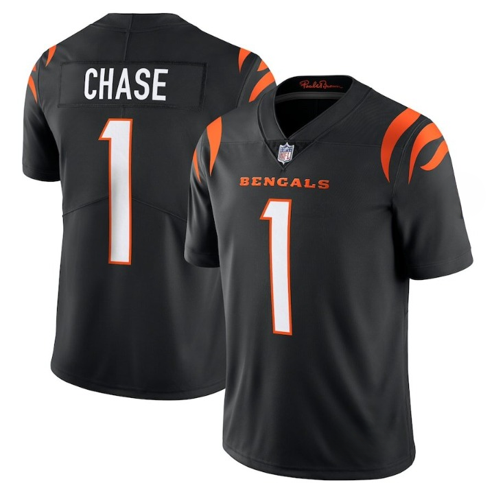 Youth Cincinnati Bengals Ja'Marr Chase Black Jersey