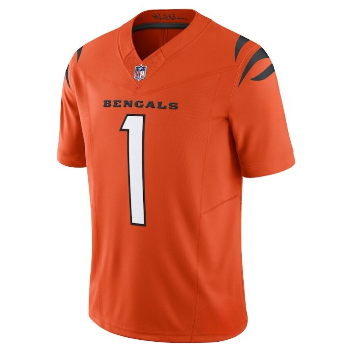 Men's Cincinnati Bengals Ja'Marr Chase Orange Jersey