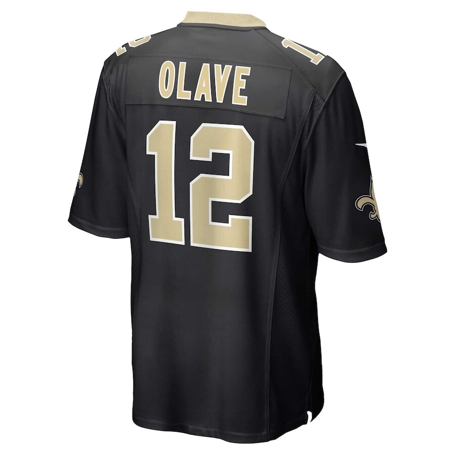 Men's New Orleans Saints Chris Olave Black Jersey