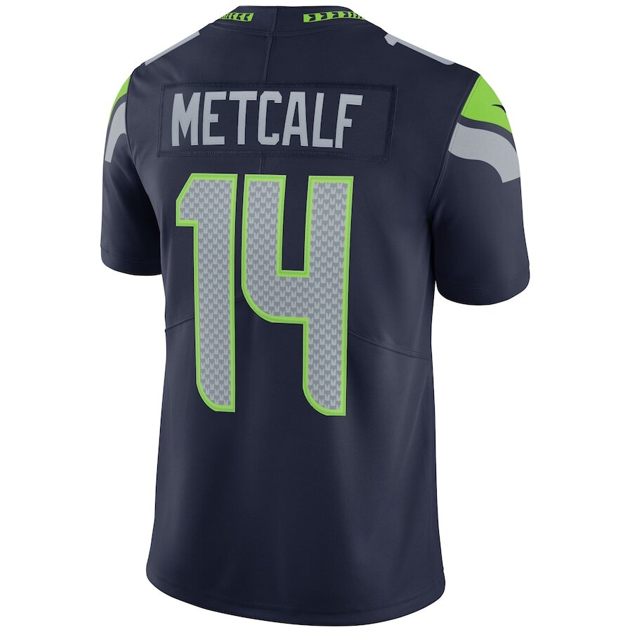 Men's Seattle Seahawks DK Metcalf Navy Jersey
