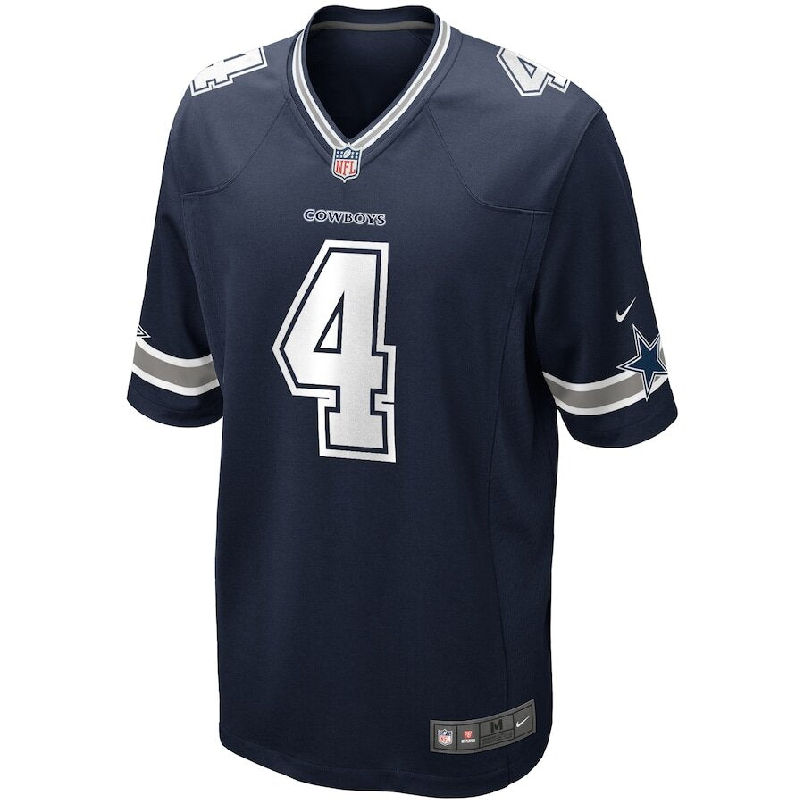 Youth Dallas Cowboys Dak Prescott Navy Jersey