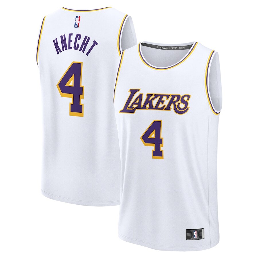 Los Angeles Lakers Dalton Knecht White Jersey