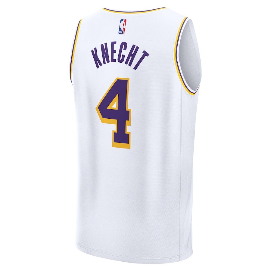 Los Angeles Lakers Dalton Knecht White Jersey