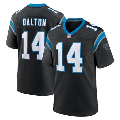 Men's Carolina Panthers Andy Dalton Black Jersey