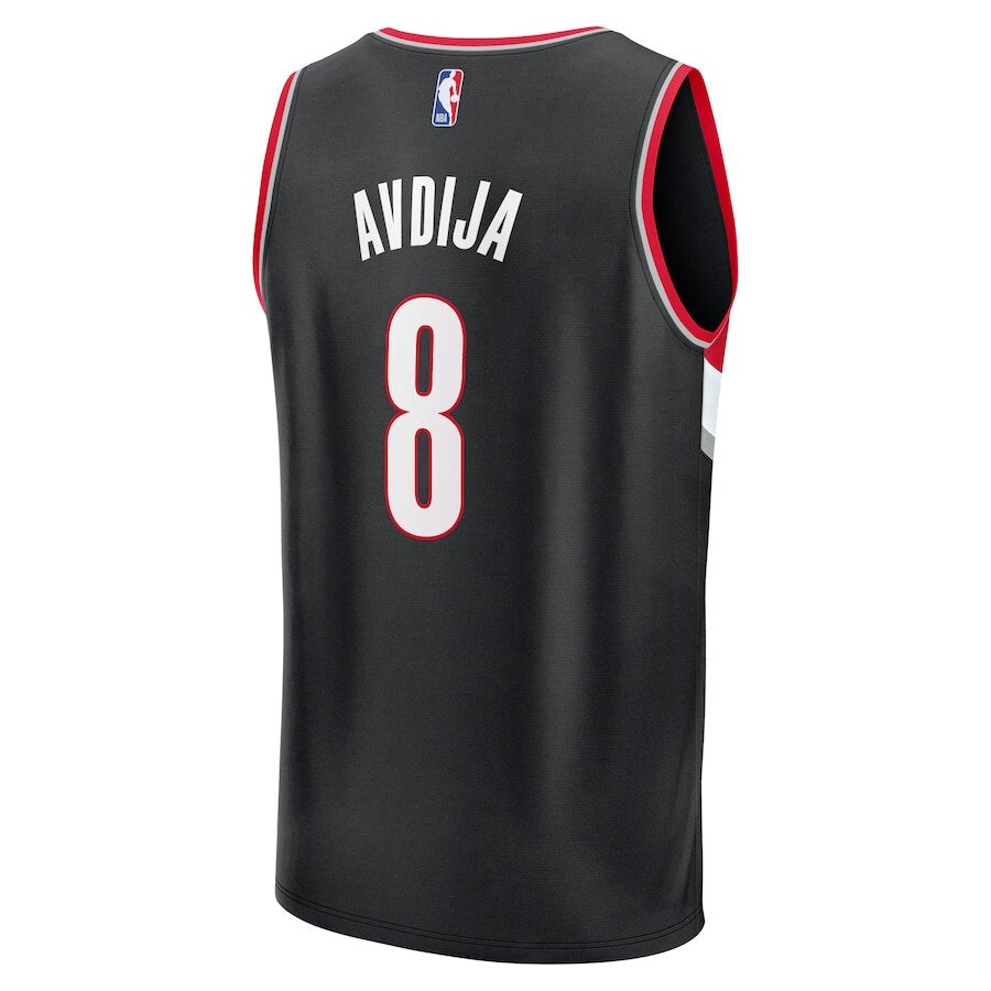 Portland Trail Blazers Deni Avdija Black Jersey